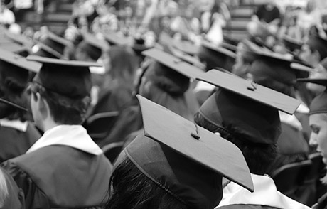 Remise de diplôme de lycéens post-bac